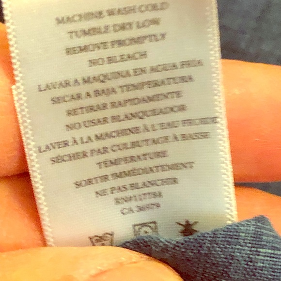 Rails cold shoulder chambray top - Picture 1 of 8